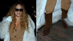 Mariah Carey Dazzles Aspen With Winter Boot Style