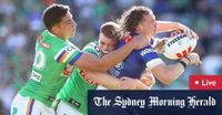 NRL 2025 LIVE: Bulldogs stage incredible fightback to lead Raiders