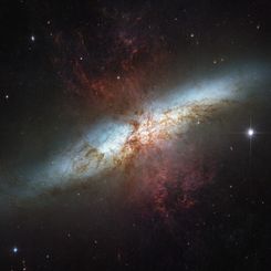 M82: Galaxy with a Supergalactic Wind