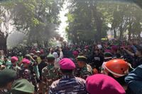 Indonesia's TNI eases tensions at protest over ojek driver's death