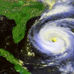 Hurricane Fran's Approach