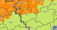 Amtliche Warnung vor schwerem Gewitter in Teilen von Hameln-Pyrmont