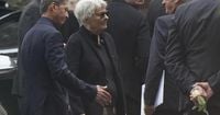 Private funeral service held for Italian designer Giorgio Armani in church near his birthplace