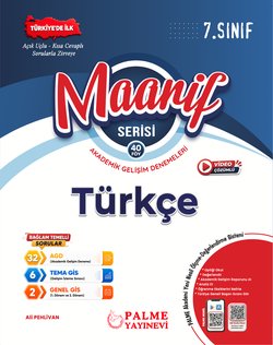 Palme 7.Sınıf Maarif Türkçe Akademik Gelişim Denemeleri (40 Fasikül)