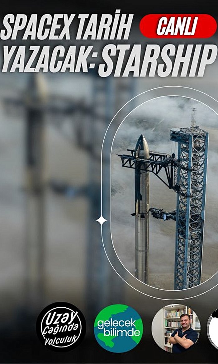 "TARİHE TANIKLIK EDİN: Starship'in İlk Fırlatması Canlı Yayını"