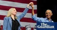 Obama criticizes Trump and Republican policy in stump speech for Abigail Spanberger