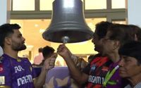[Watch] IPL 2025: Rinku Singh, Muthiah Muralitharan ring Eden Gardens bell to kickstart KKR vs SRH tie