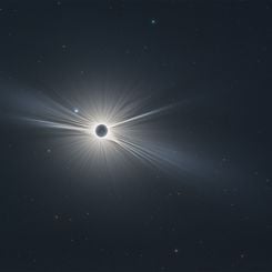  Wide Field View of Great American Eclipse 