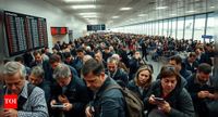 US government shutdown impact: Airports reel under travel chaos; flight delays and cancellations pile up - The Times of India