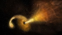 NASA'dan Heyecan Verici Keşif: Galaksinin Kenarında Yıldız Yutan "Gezgin" Kara Delik Suçüstü Yakalandı!