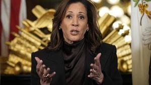 Kamala Harris Returns To Politics With Keynote Address
