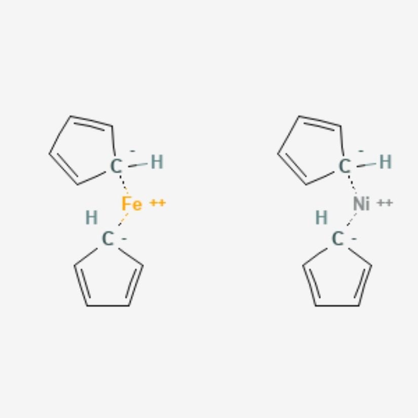 Ferrosen ve nikelosenin yapısı