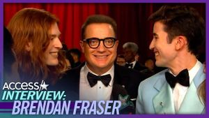 Brendan Fraser Proudly Supports Son Holden At NYFW