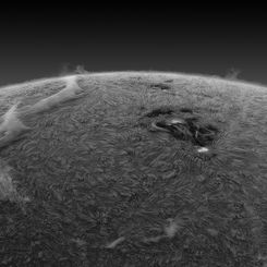 A Filament Across the Sun