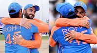 Rohit Breaks Silence on His Emotional Hug with Virat After T20 WC 2024