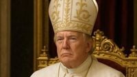 Trump posts AI image of himself as pope on Truth Social