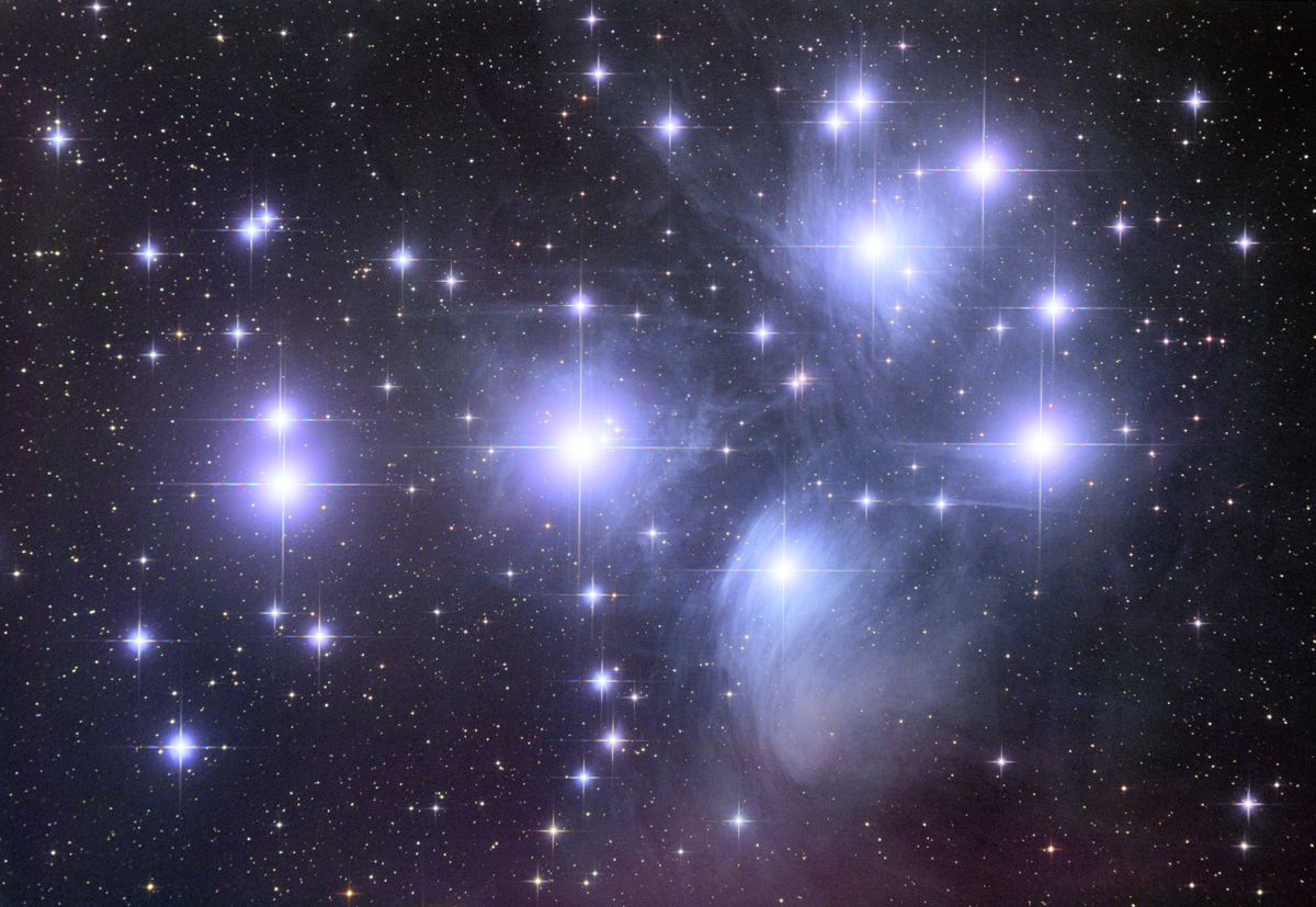 The Pleiades Star Cluster