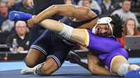 Why did Penn State's Carter Starocci not like going first in NCAA Wrestling Championships?