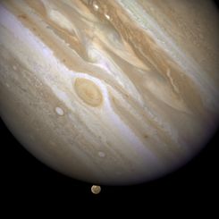 Jupiter Eclipsing Ganymede