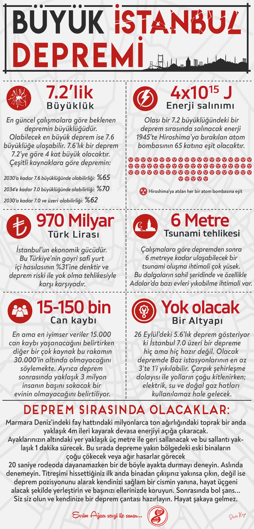 Büyük İstanbul Depremi'ne ait kısa bir özet...