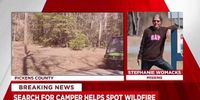 Search for camper helps spot wildfire at Table Rock