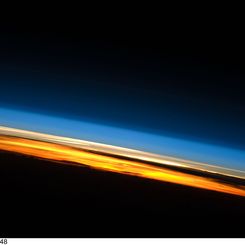 Sunset from the International Space Station