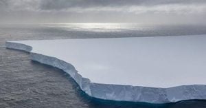 Antarctic Iceberg A23a Breaks Up After Four Decades