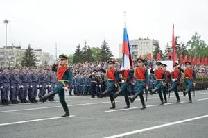 Samara Celebrates 80th Anniversary Of Victory Day With Grand Parade