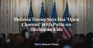 Melania Trump Brokers Return Of Ukrainian Children