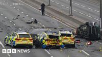Newcastle A1 crash involving police cars closes road