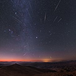  Geminid Meteors over Chile 