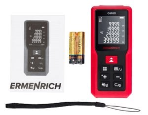 Ermenrich Reel PRO GM60 Lazer Metre, kırmızı