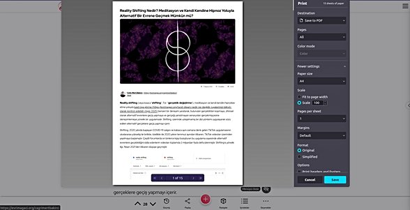 "Kaydet" (İng: Save) yazan butona tıklayın.