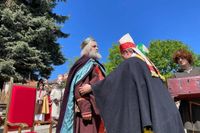 Inscenizacja koronacji Bolesława Chrobrego na króla Polski