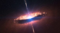 Kuasar'ın orta kısmında bulunan çizgi nedir?