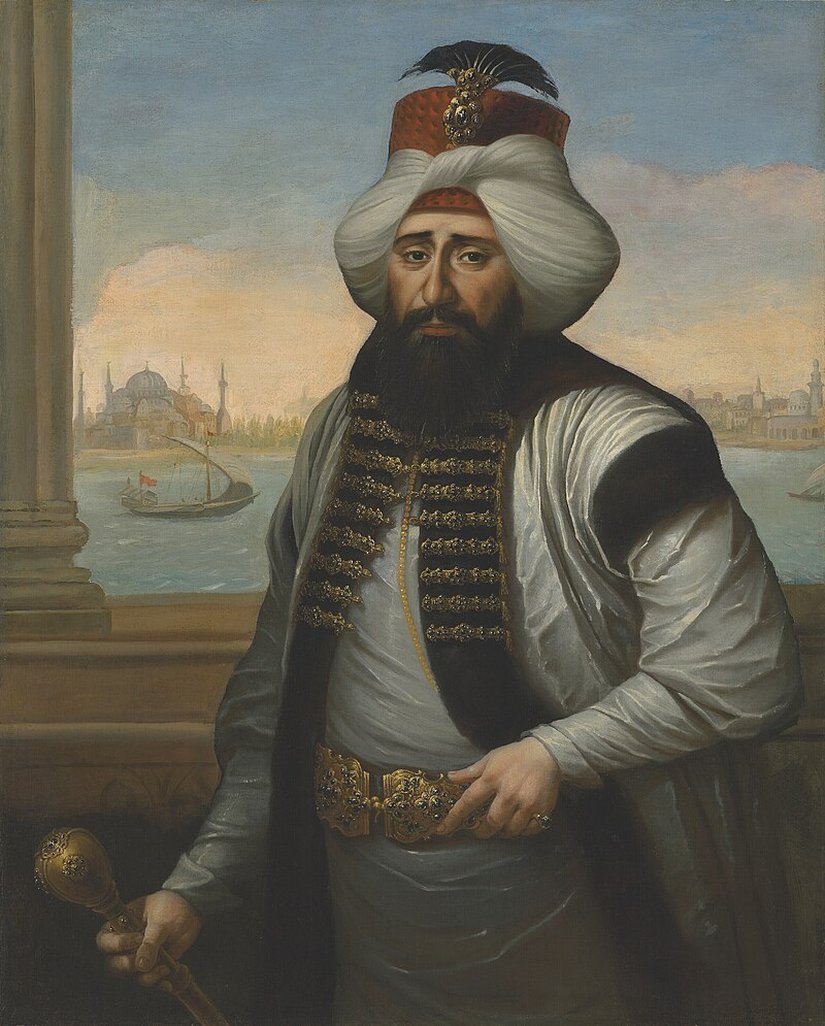 Jean Baptiste Vanmour tarafından 18.yy yapılmış III. Ahmed'in portresi