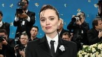White Lotus star Aimee Lou Wood dodges Walton Goggins at Met Gala