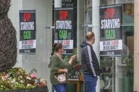 'Stop starving Gaza': Lush closes shops in protest over Palestine conflict