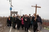 Christians join together for Good Friday Way of the Cross