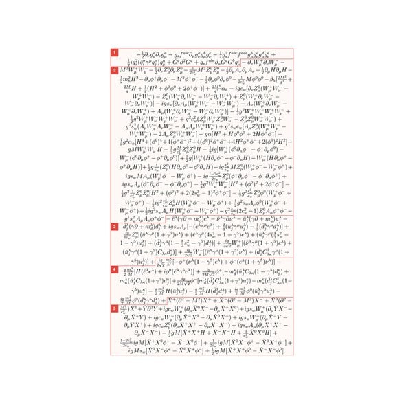 Standart modelin mütevazi denklemi