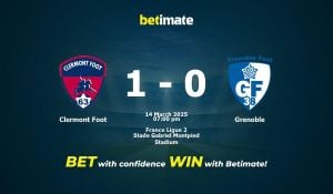 Clermont Foot Settles For Stalemate Against Grenoble