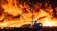 Großbrand in Ahlen: Feuer unter Kontrolle, aber Warnung an die Bevölkerung