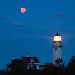 Eclipse with Lighthouse