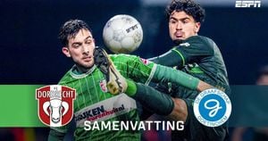 Dordrecht Claims Second Place With Last-Minute Win