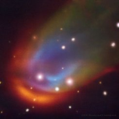 Bir Beyaz Cüce Yıldızın Çevresindeki Açıklanamayan Şoklar