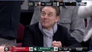 Rick Pitino Supports Son Richard During NCAA Tournament