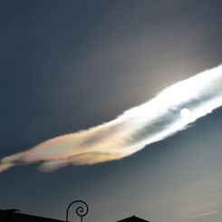 An Iridescent Cloud Over France