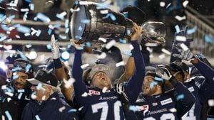 Winnipeg Blue Bombers And Toronto Argonauts Clash For Grey Cup Glory