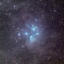 M45: The Pleiades Star Cluster