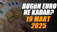 19 Mart 2025 Euro bugün ne kadar? Bugün 1 Euro kaç TL? Euro alış ve satış fiyatları son durum - Spor Haberleri